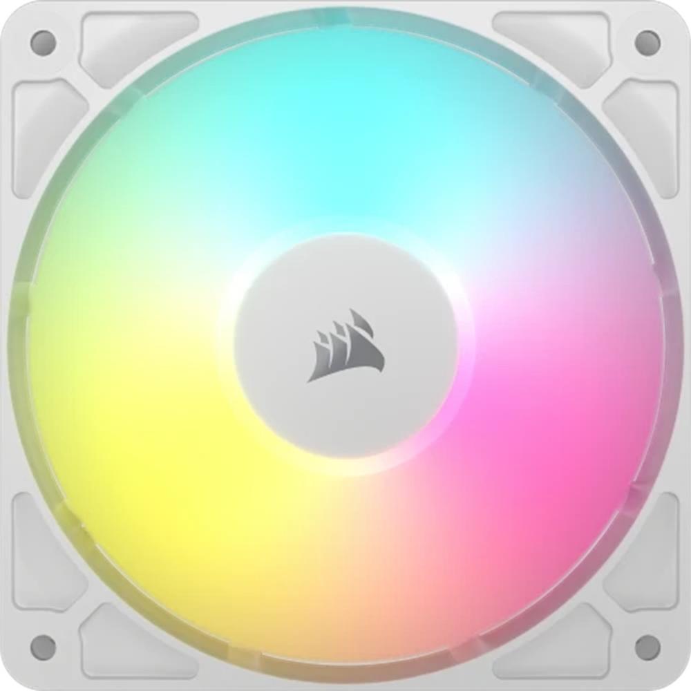 Ventilador caja Corsair rs120 argb 120mm blanco