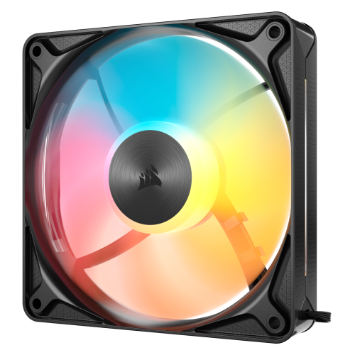 Ventilador caja Corsair rs120 ii argb 120mm negro
