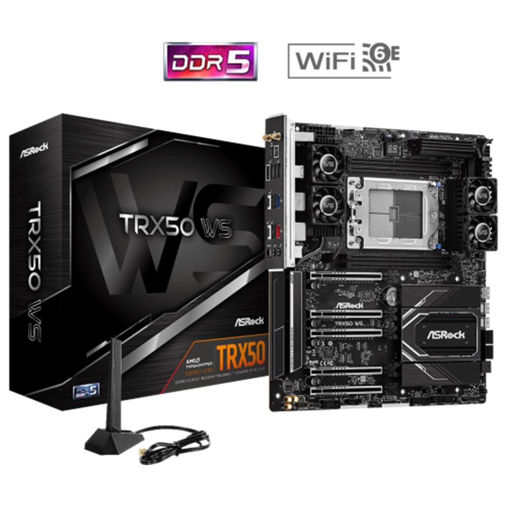 Placa base Asrock trx50 ws str5 eatx · 4x DDR5
