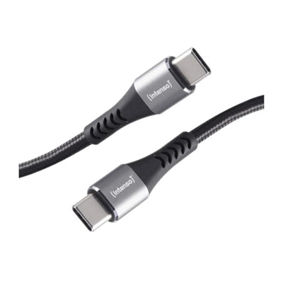 Cable USB tipo c Intenso 2m · macho - macho · negro