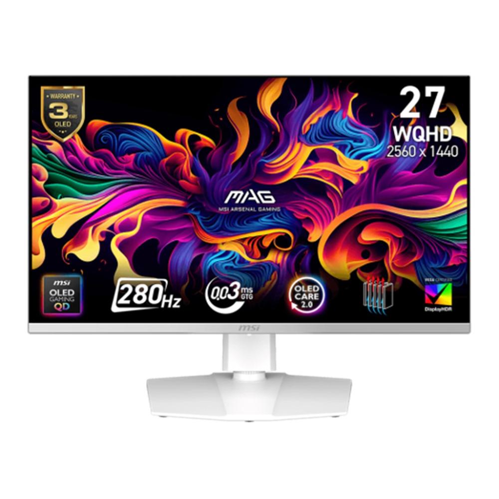 Monitor gaming MSI mag 272qpw x28 26.5 pulgadas wqhd 280hz