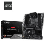 Placa base MSI pro b550 - s DDR4 am4 ATX · 4x DDR4