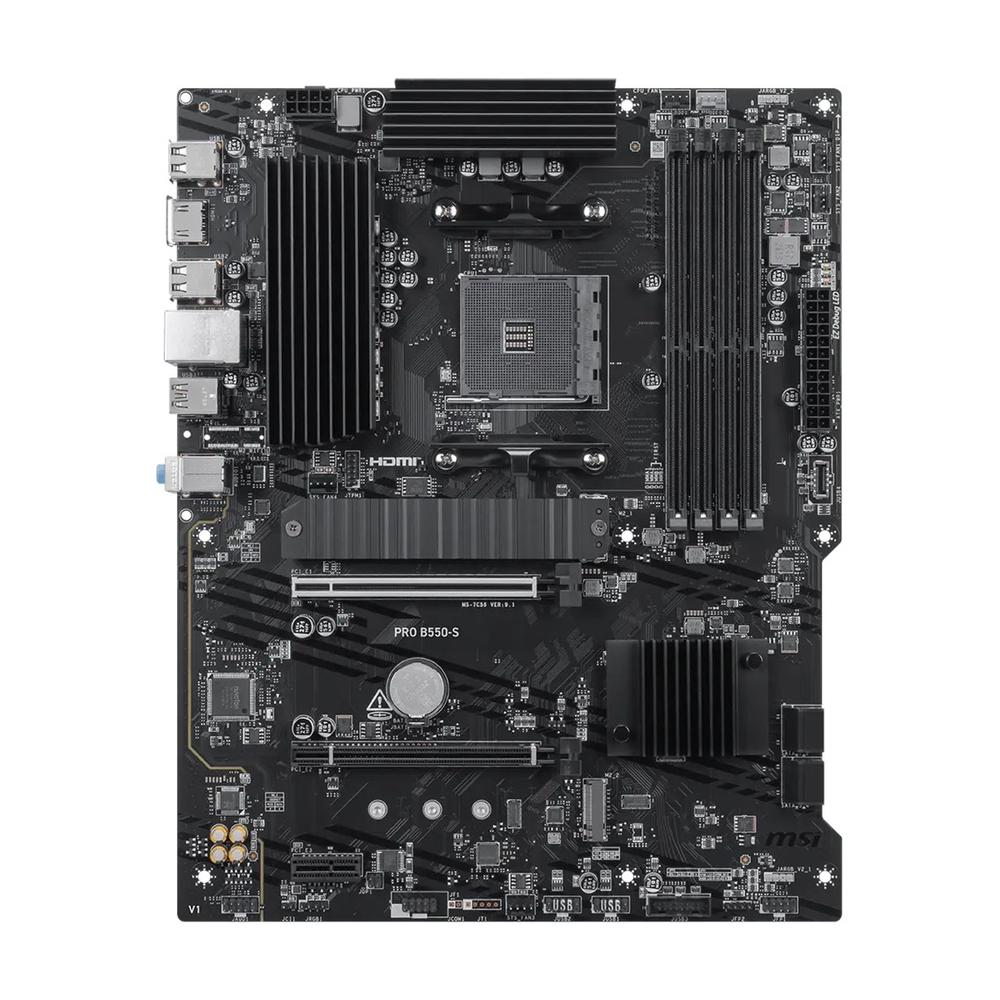 Placa base MSI pro b550 - s DDR4 am4 ATX · 4x DDR4