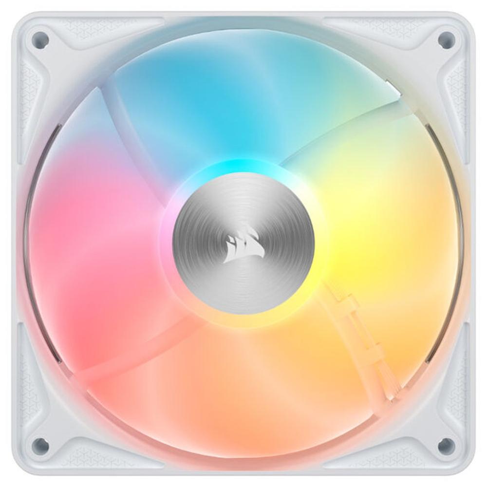 Ventilador caja Corsair rs120 ii argb 120mm blanco