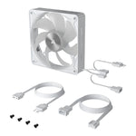Ventilador caja Corsair rs120 ii argb 120mm blanco