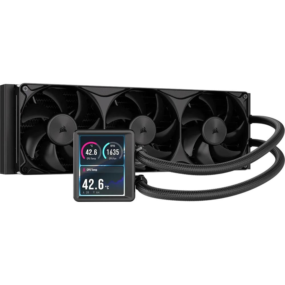 Kit refrigeracion liquida Corsair nautilus ii 360 rs lcd 3x 120mm negr