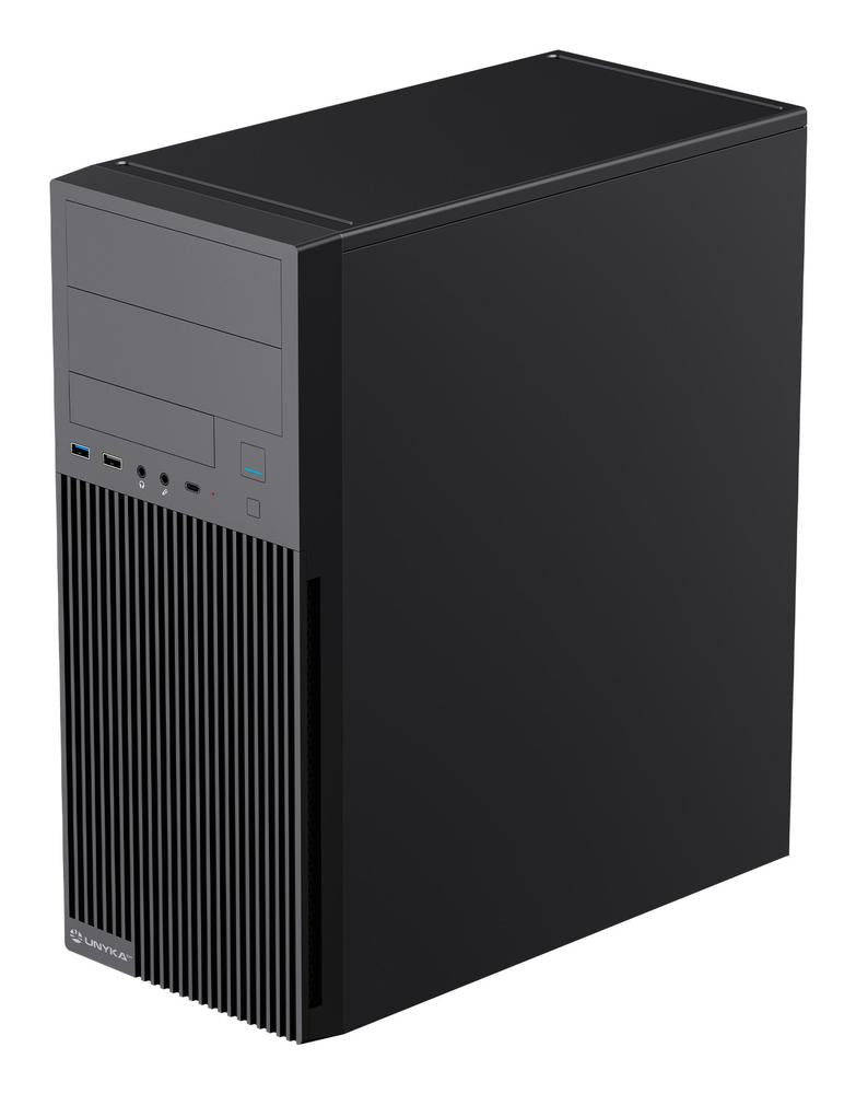 Caja ordenador Unykach aero c360 ATX negra 500w