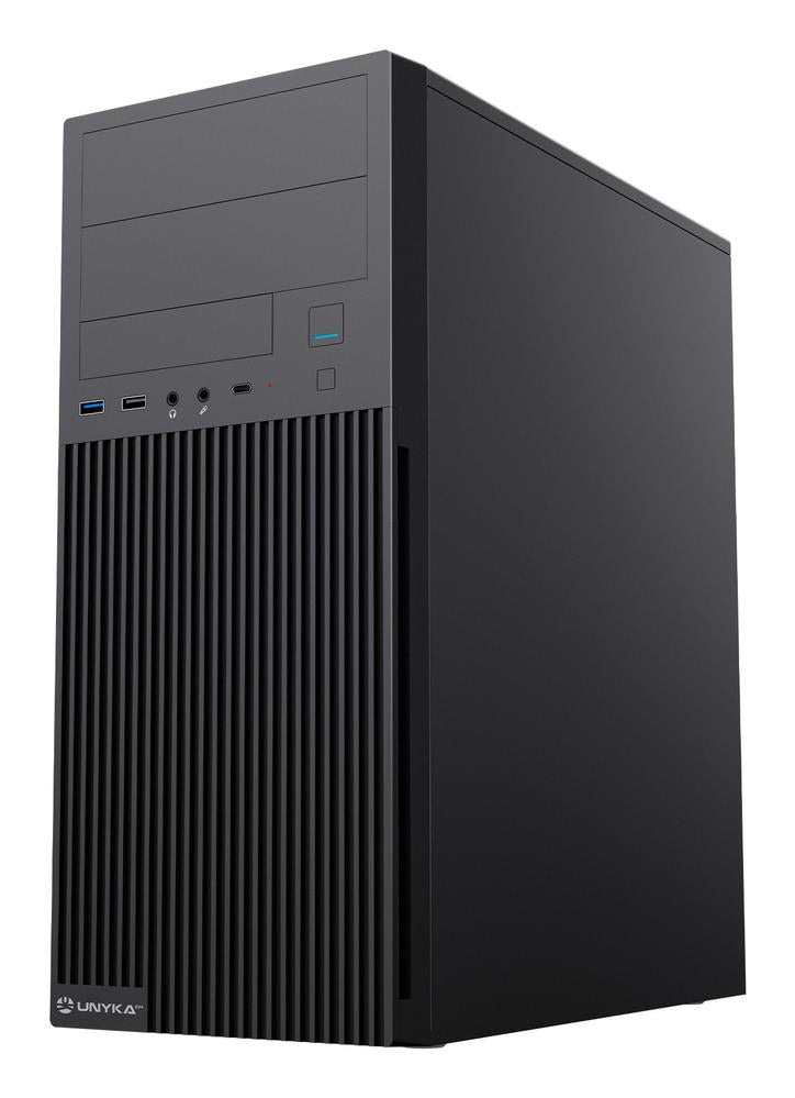 Caja ordenador Unykach aero c360 ATX negra 500w