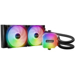 Kit refrigeracion liquida be quiet! light loop argb 2x 120mm negro