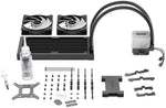 Kit refrigeracion liquida be quiet! light loop argb 2x 120mm negro