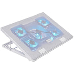 Base de refrigeracion mars gaming mnbc2 para portatil 17.3 pulgadas 5 ventiladores blanca