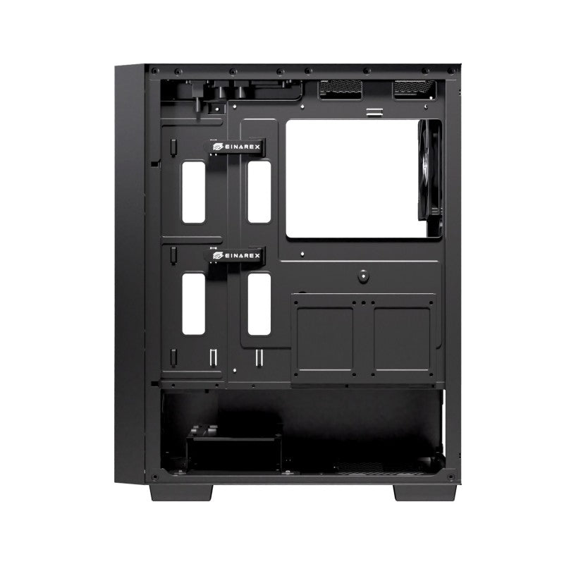 Caja ordenador gaming Einarex p100 core ATX cristal templado negra