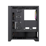 Caja ordenador gaming Einarex p600 RGB ATX cristal templado negra