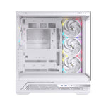 Caja ordenador gaming Einarex s800 RGB ATX cristal templado blanca