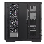Caja ordenador gaming Einarex z1k RGB ATX cristal templado negra