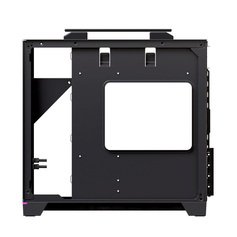 Caja ordenador gaming Einarex pm300 core mATX cristal templado negra