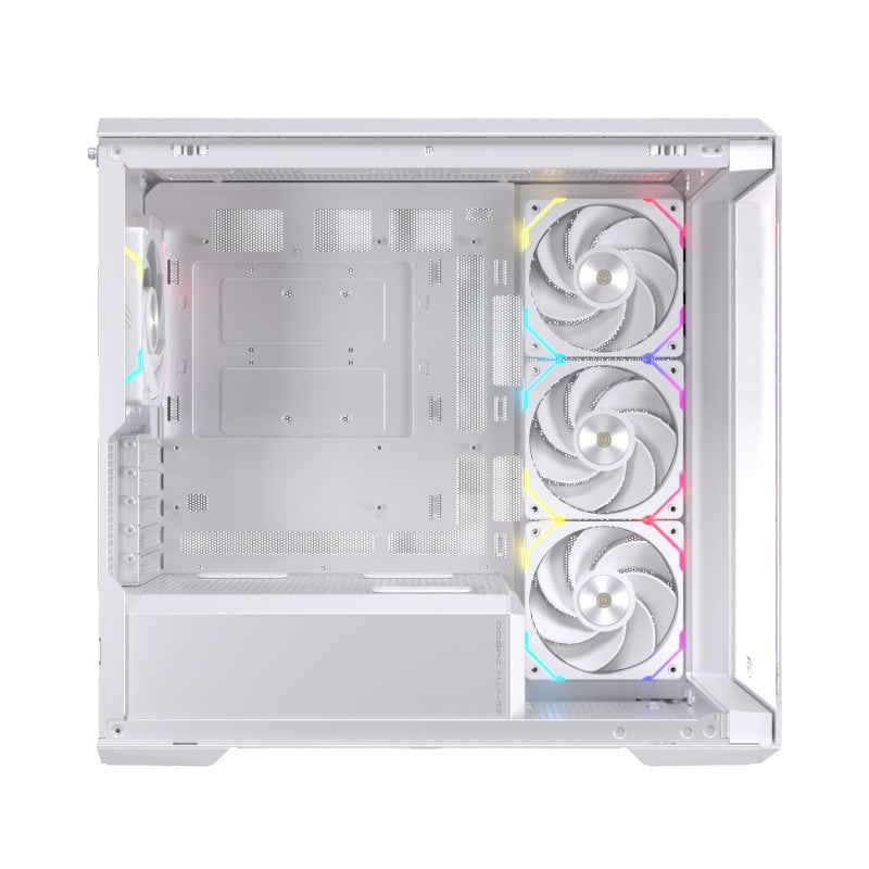 Caja ordenador gaming Einarex zm800 RGB mATX cristal templado blanca