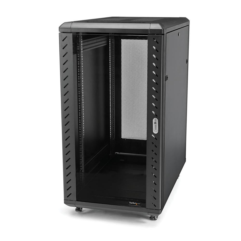 Armario rack empresarial sin ensamblar startech 25u 19 pulgadas