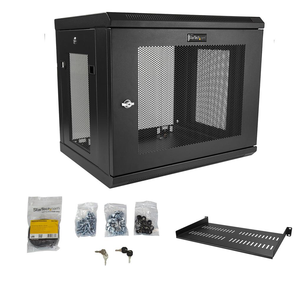 Armario rack pared startech 9u 19 pulgadas