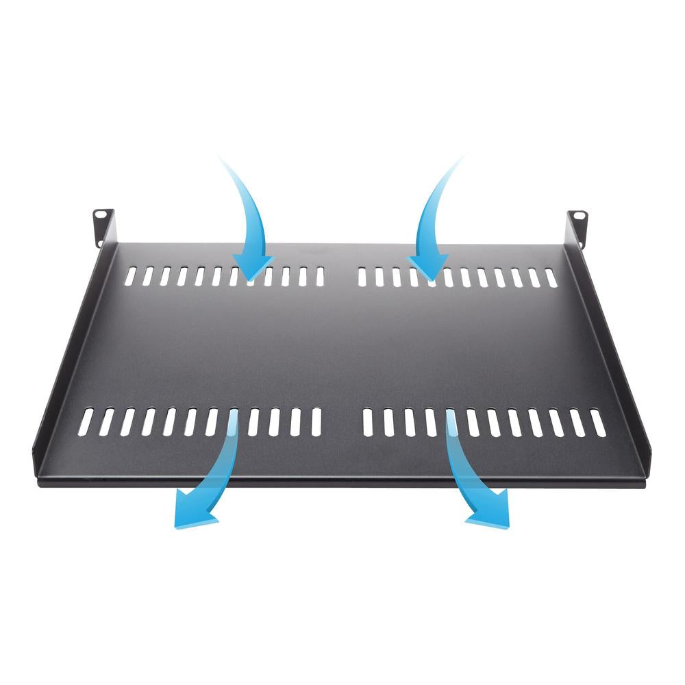 Bandeja ventilada rack startech 1u 19 pulgadas max 20kg