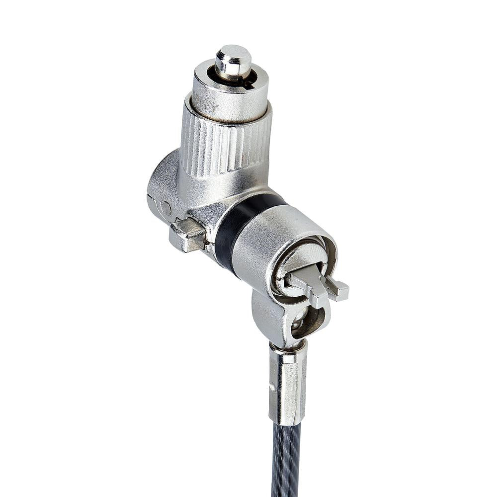 Cable seguridad startech 3 en 1 para portatil 1.8m