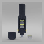 Llave de bloqueo USB tipo a startech 4 tapones