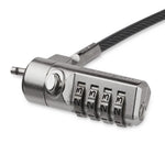 Cable seguridad startech combinacion para portatil 2m