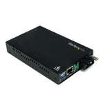 Conversor de medios ethernet a fibra startech lc multimodo para redes 2km