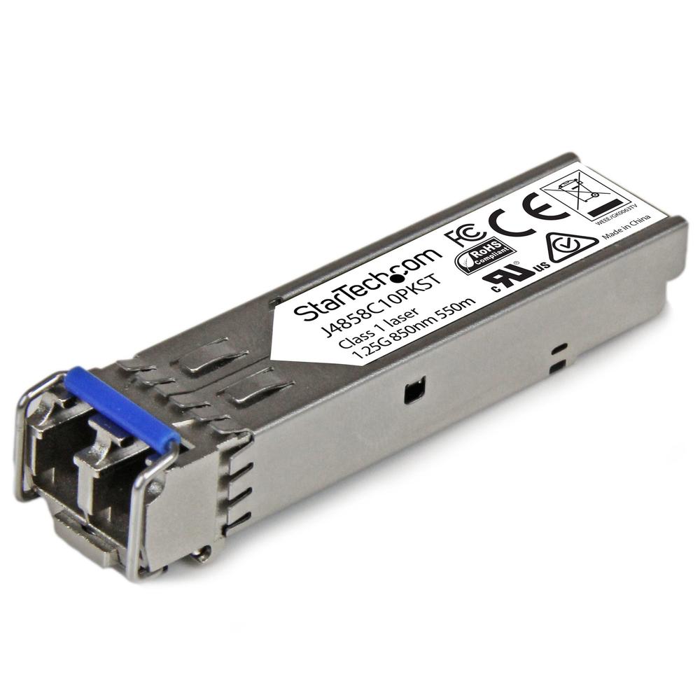 Modulo transceptor sfp startech j4858c10pkst 10 unidades