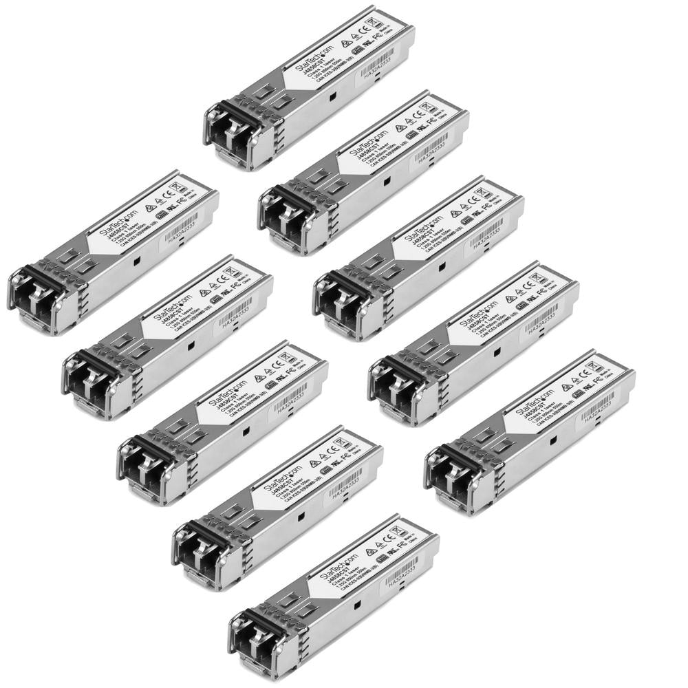 Modulo transceptor sfp startech j4858c10pkst 10 unidades