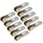 Modulo transceptor sfp startech glct10pkst 10 unidades