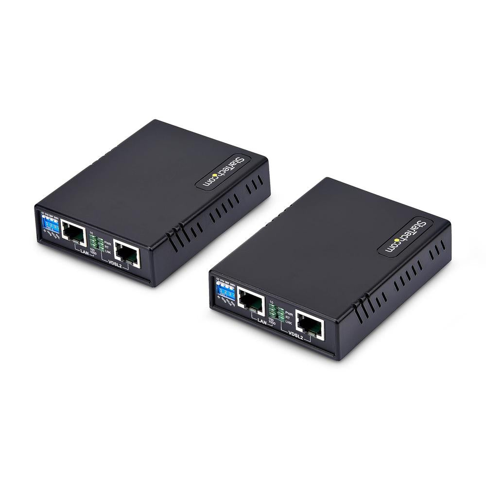 Juego extensor de ethernet vdsl2 startech hasta 1km
