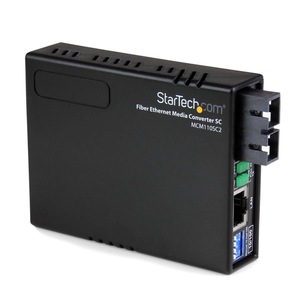 Conversor de medios ethernet a fibra startech sc multimodo para redes 2km