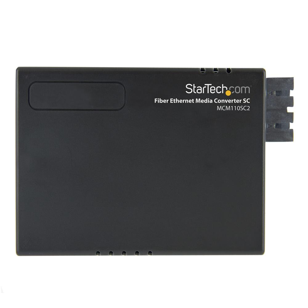Conversor de medios ethernet a fibra startech sc multimodo para redes 2km