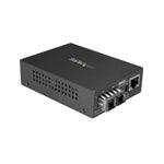 Conversor de medios gigabit ethernet a fibra startech sc monomodo para redes