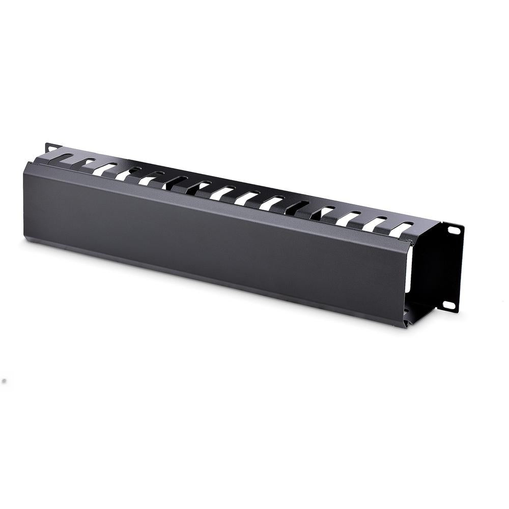 Panel canaleta de cables startech para rack 2u