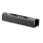 Panel canaleta de cables startech para rack 2u