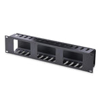 Panel canaleta de cables startech para rack 2u
