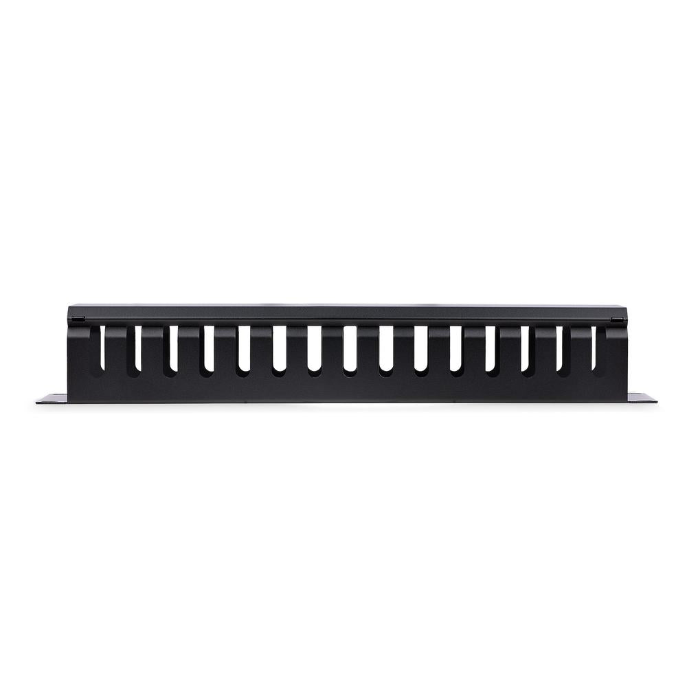 Panel canaleta de cables startech para rack 2u