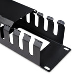 Panel canaleta de cables startech para rack 2u