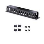 Panel canaleta de cables startech para rack 2u