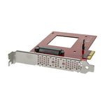 Tarjeta adaptadora u.2 a pci express startech para SSD 2.5 pulgadas