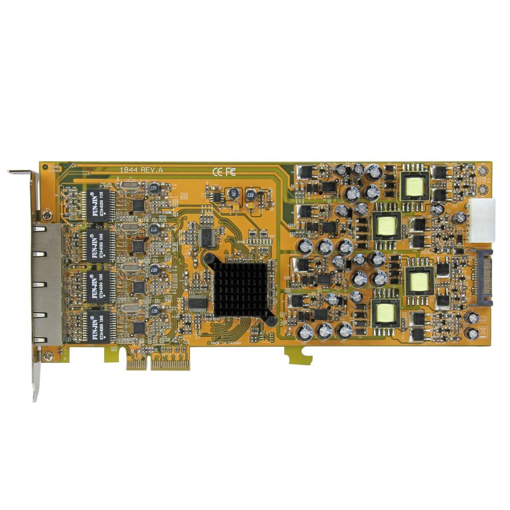 Tarjeta de red startech 4x RJ45 pci express