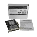 Tarjeta de red startech 4x sfp+ pci express