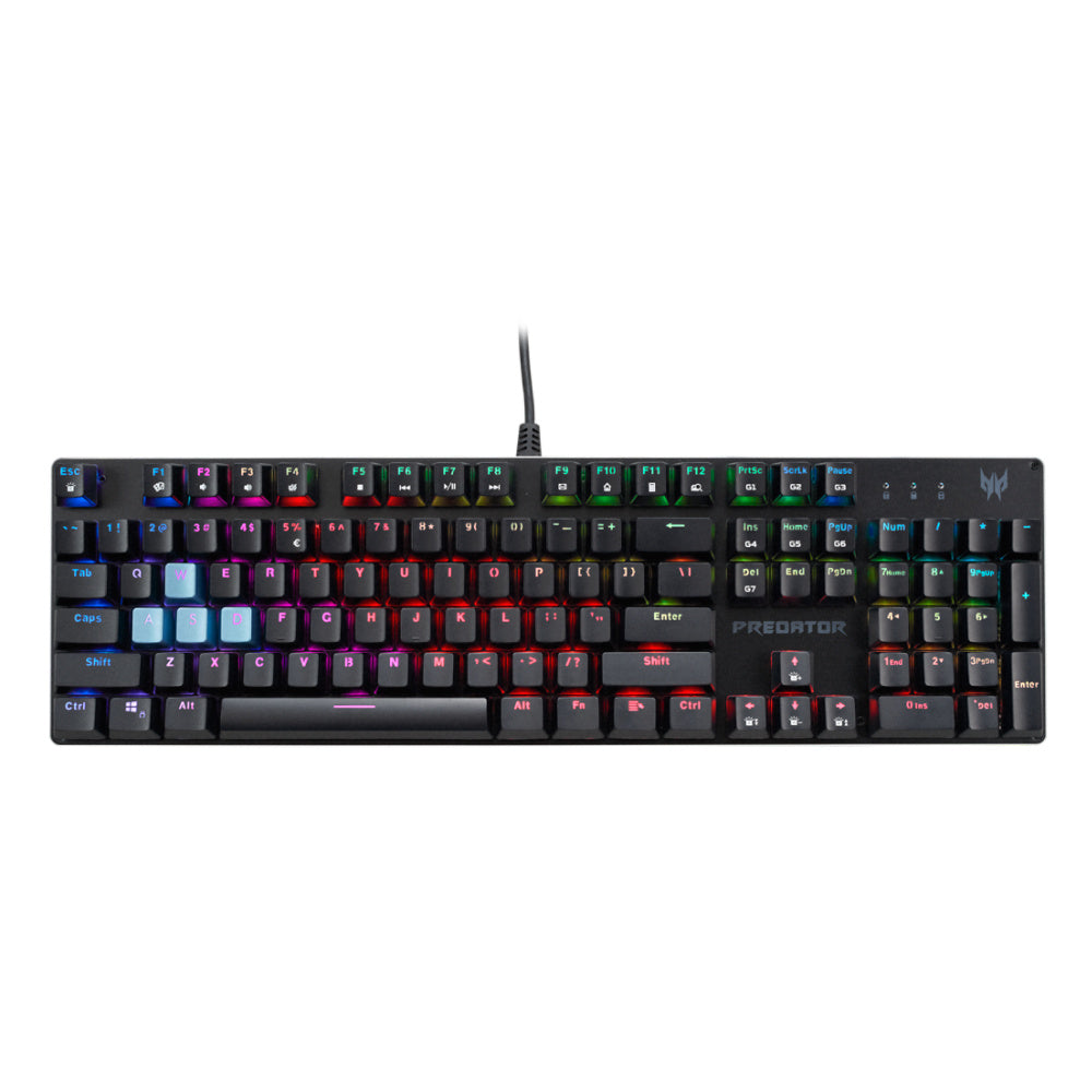Teclado gaming Acer predator aethon 303 negro