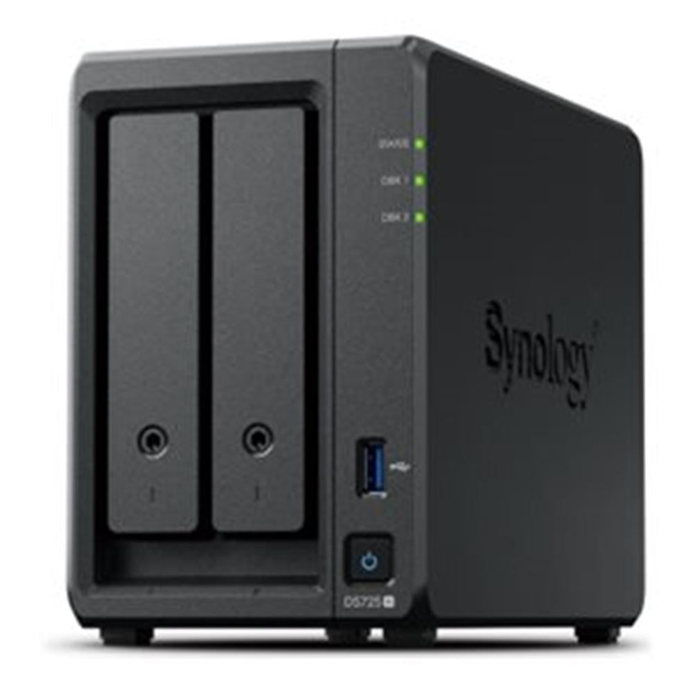 Servidor nas Synology disk station ds725neo+ 4GB 2 bahias gigabit ethernet