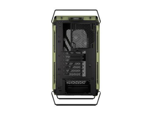 Caja ordenador gaming Corsair warthog ATX cristal templado verde