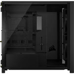 Caja ordenador gaming Corsair frame 5000d wood rs ATX cristal templado negra