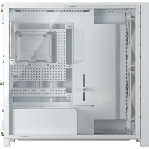 Caja ordenador gaming Corsair frame 5000d wood rs ATX cristal templado blanco