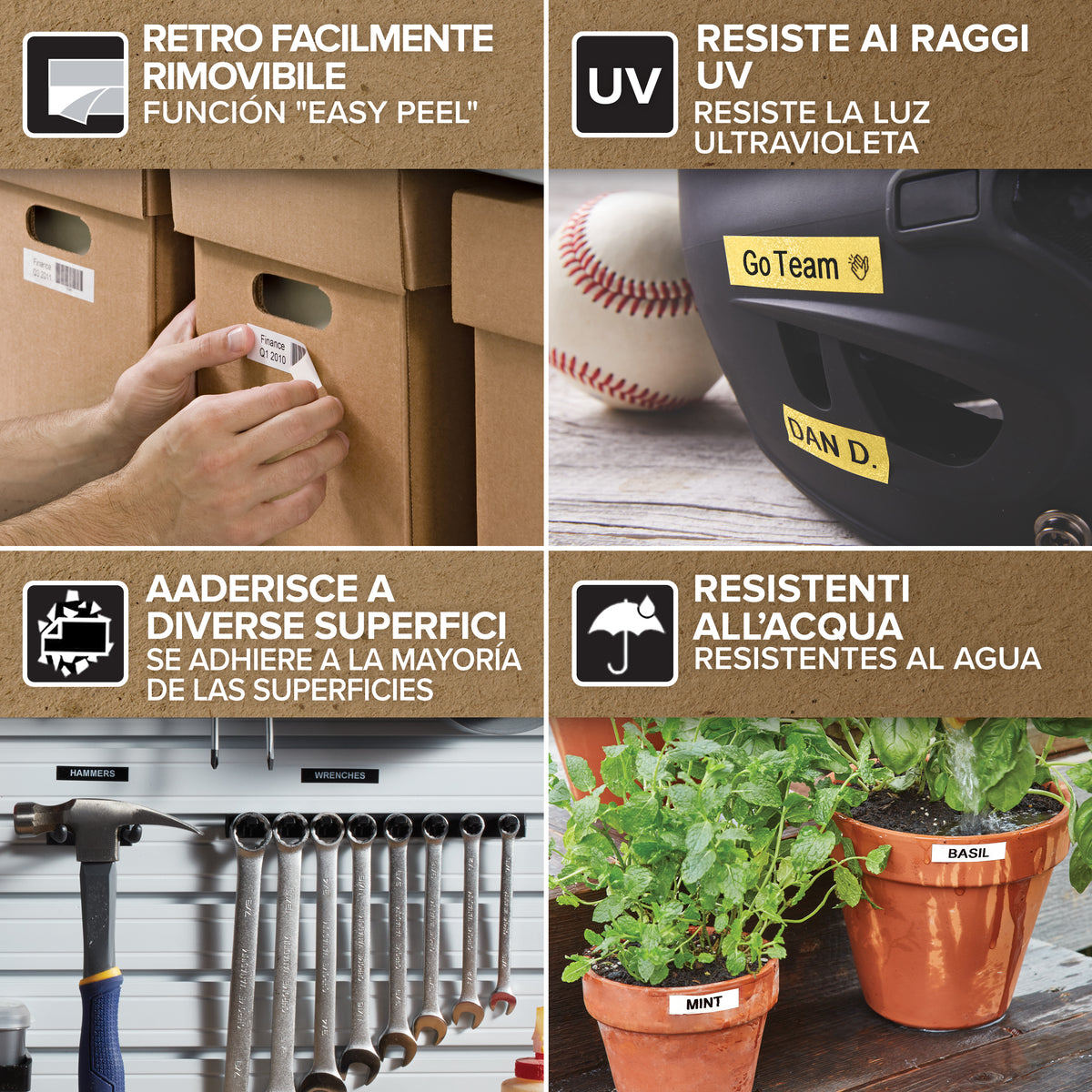 Cinta Rotuladora Adhesiva de Plástico Dymo D1 40913/ para Label Manager/ 9mm x 7m/ Negra-Blanca